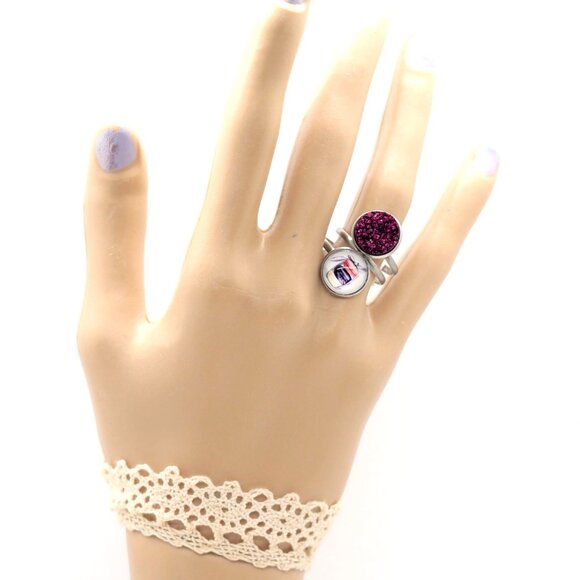 Red Macaroon Ring - Picture 5 of 6